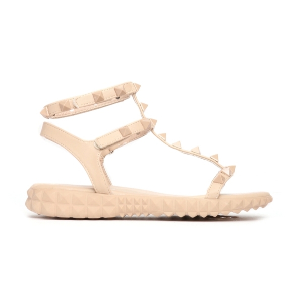 Comfy Studded Sandals - Picture 2 of 4